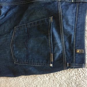 7 for all mankind dark wash jeans sz 36